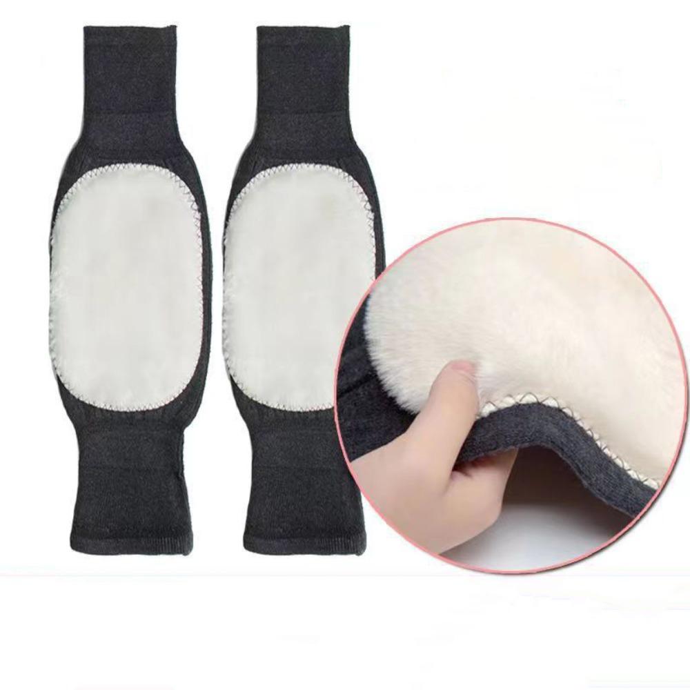 

Elastic Compression Knee Brace Black Grey Brown Warm Knee Pads Warm Elastic Support Pads Men Women белый