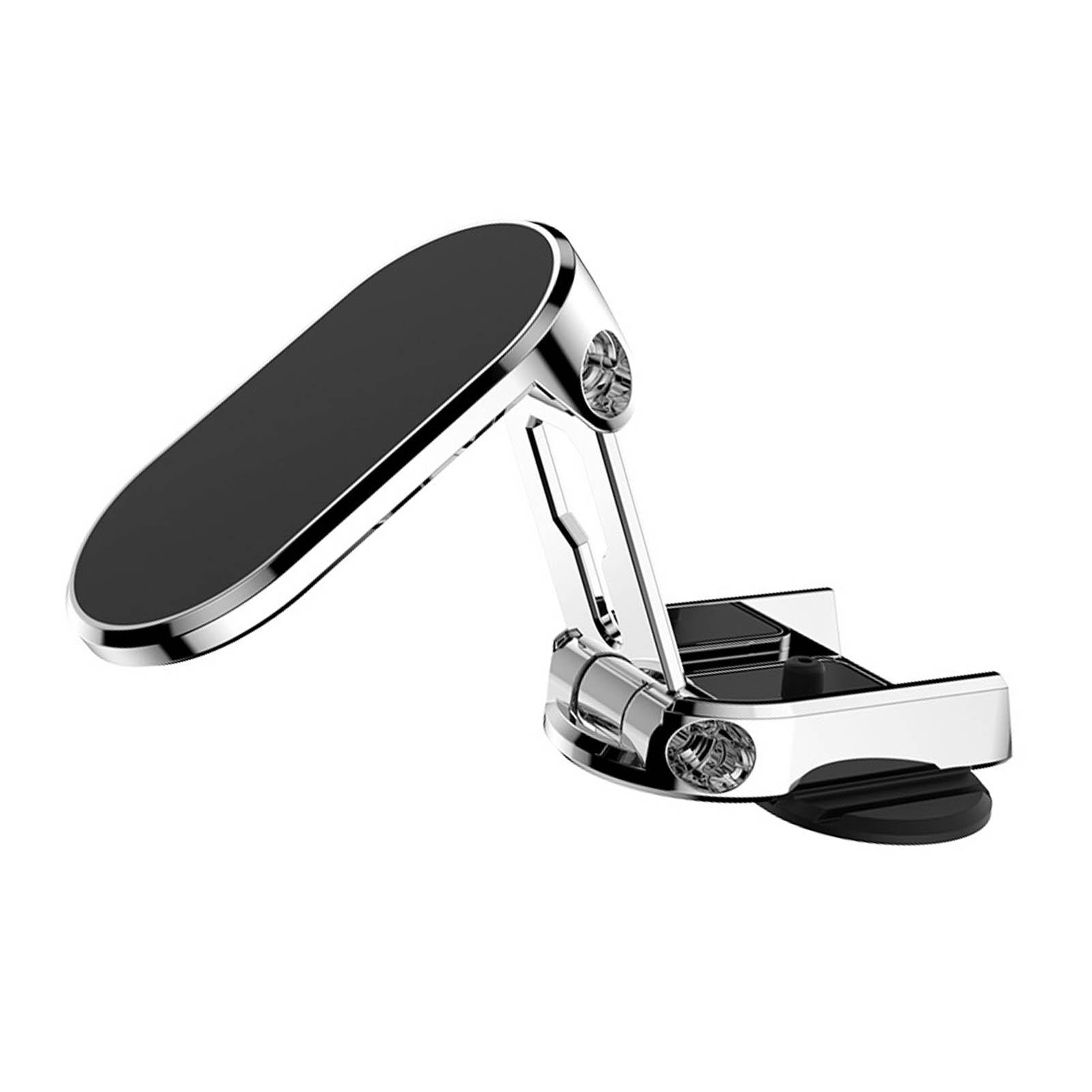 

Магнитный автомобильный держатель для телефона, складной, вращающийся на 360 градусов, держатель для телефона на приборной панели, подставка для телефона