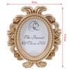 NewNordic Style 1pc Flower Photo Frame Wedding Home Decor Desktop Bronze Design Vintage Picture Frame Small Baroque Photo Holder
