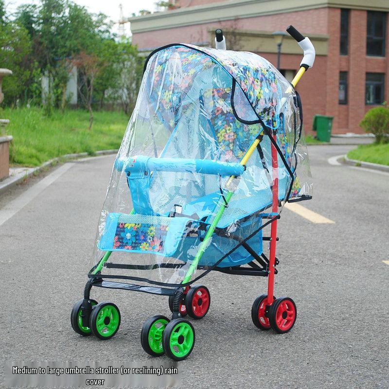 Zippered Windproof Stroller Rain and Wind Cover