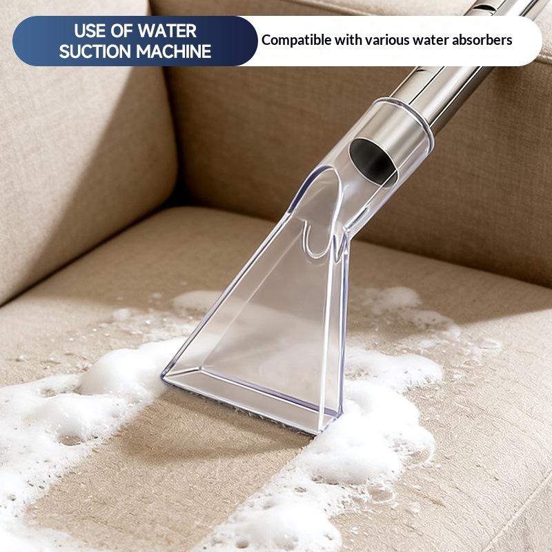 Transparent Vacuum Cleaner Suction Head Accessory 32/35mm Fit Most Models for Wet Liquid Stain Car Interior Deep Cleaning