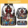 Mochila do Luffy de One Piece Para Crianças Com Tecido Oxford Respirável Mochila Escolar Para Alunos do Ensino Fundamental
