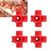40Pcs Steel Chicken Waterer Nipples Plastic Automatic Poultry Nipple Chicken Water Nipples  Chickens
