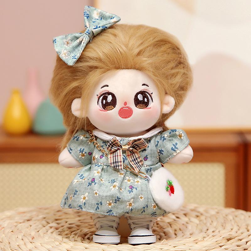 20cm Cotton Doll Clothes Skirt Plush Doll Girls Can Change Clothes Dolls To Give Gifts To Girls Best Friends