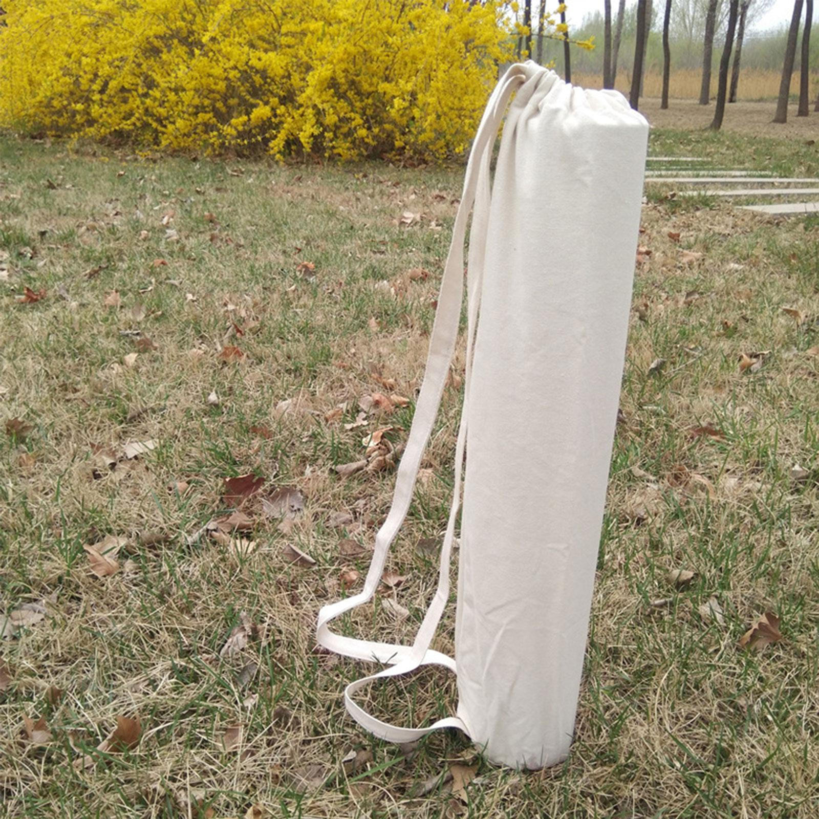 

Canvas Yoga Mat Holder Organizer for Gym Use with Adjustable Strap 15cmx73cm