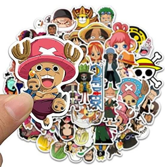 Sticker 50-piece set cute anime seal waterproof decal stylish manga DIY diary suitcase snowboard guitar car water bottle bicycle skateboard motorcycle