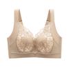 Thin No-rims Plus-size Bra for Women Adjustable Push-up Anti-sagging Bra for Large Breasts