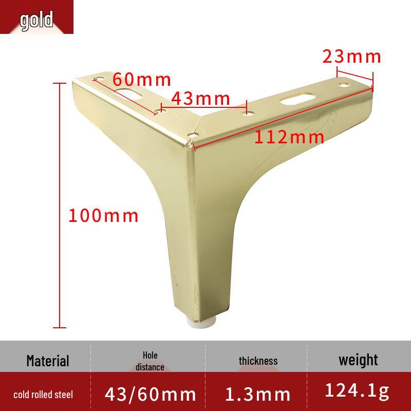 Luxury Metal Furniture Support Leg - Triangular Sofa/Bed/TV Cabinet/Table Hardware