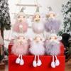 Feathered Christmas Angel Tree Ornaments Décor Set