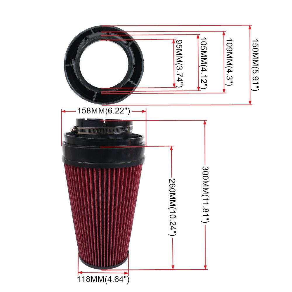 Kaltluftansaugkit mit Pilzfilter für Chevrolet 99-06 Auto Performance Teile