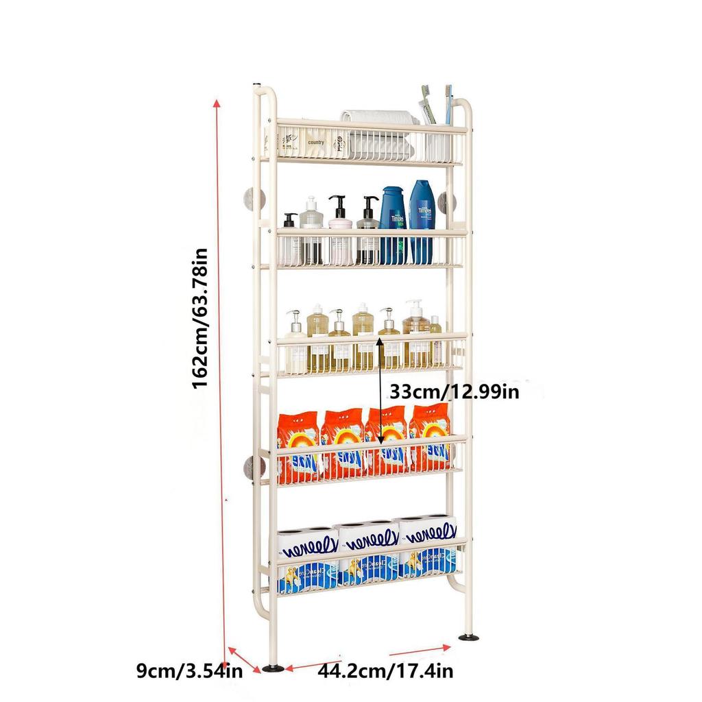 Multi-layer Wall-Mounted Kitchen & Bathroom Storage Rack