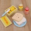 Wooden Kitchen Pretend Play Toy Simulation Wooden Toaster Machine Baby Early Learning Educational Toys