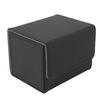 Trading Card Storage Box Magnetic Closure PU Leather Card Storage Case Holds 120 Single Sleeved Cards for Game Sport
