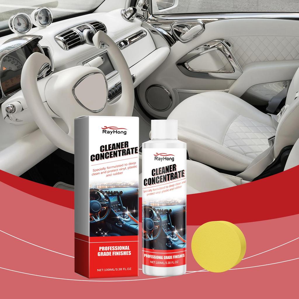 Rayhong car interior plastic renovator interior cleaning anti-scratch bright as new maintenance repair agent