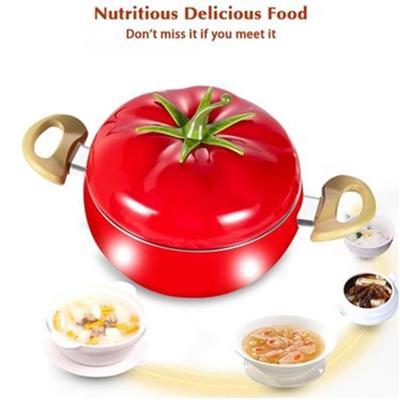 Creative Tomato Shape Soup Pot Aluminum Non-stick Stockpot Kitchen Tools Cookware