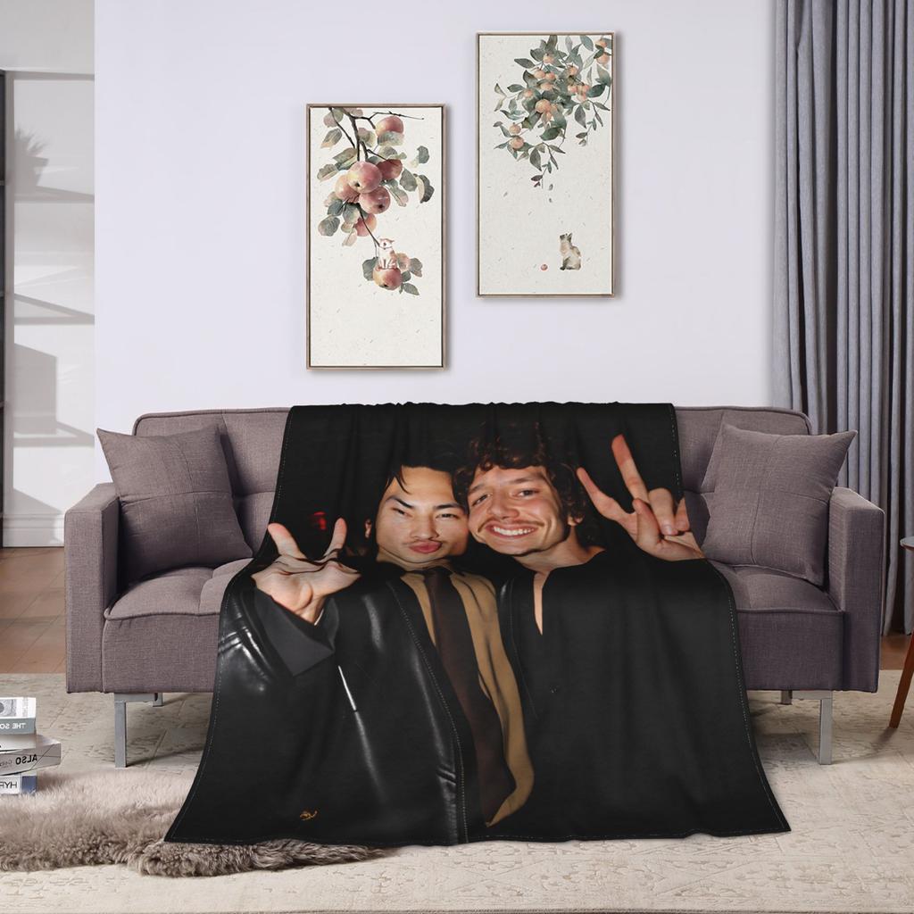Heated Rivalry Flannel Blanket Soft Warm Bedding Throws for Bedroom Decorative Novelty Bedspread Sofa Bed Cover