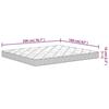 VidaXL Medium-Soft Foam Mattress 160x200 Cm 373037