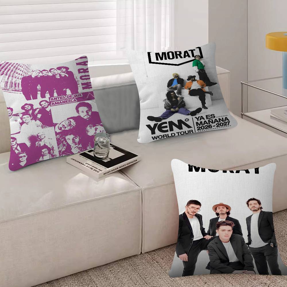 Popular Music Rock Band MMorat Pillow Anime Pillow Sofa Bed Head Pillow Cover Cushion Cover 45x45 Cm Fashion
