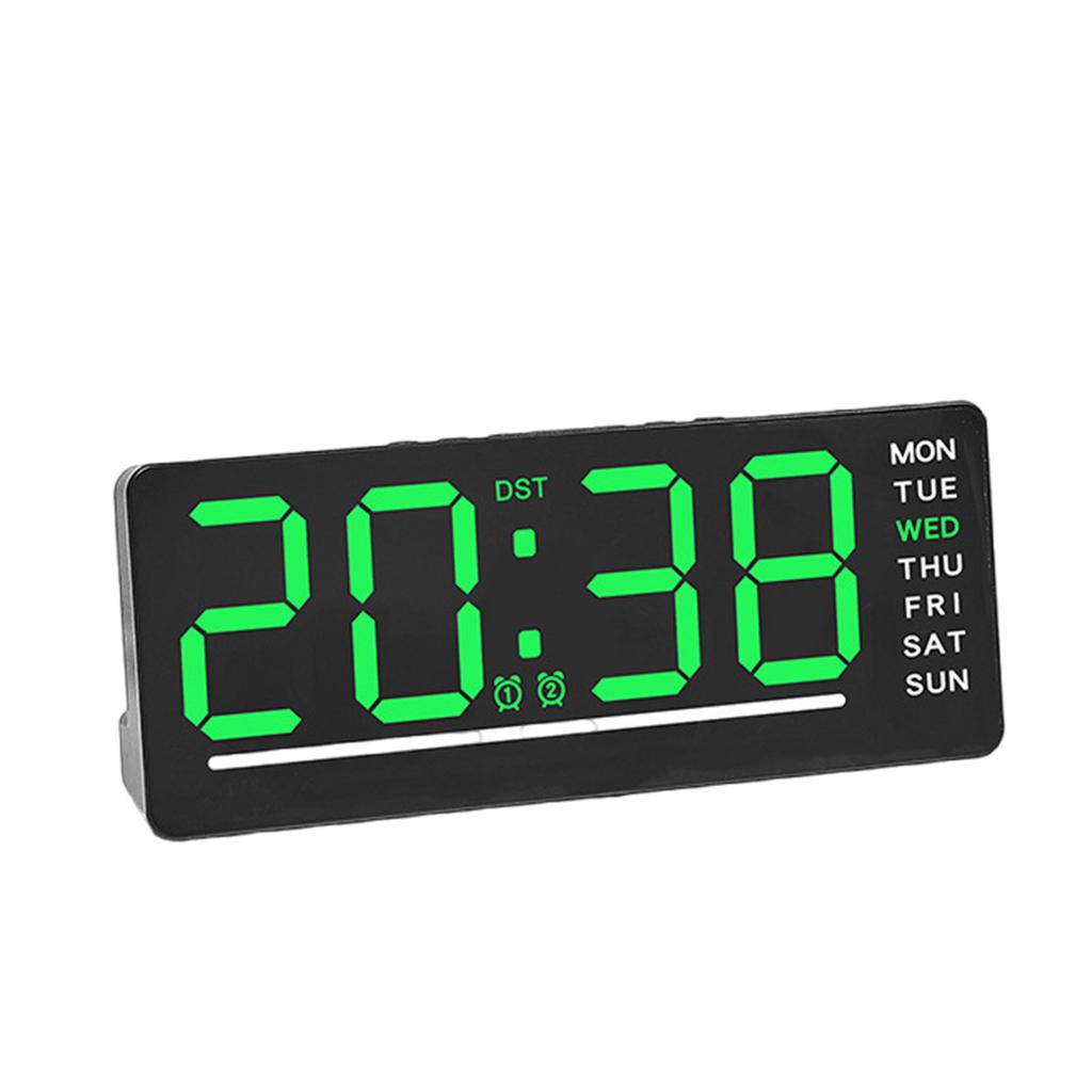 LED Digital Clock Featuring 12/24Hour Format And Automatic Night Modes Alarm Clock Perfect For Home Or Desk Use