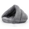 Dropshipping Long Faux Fur Pet Bed Comfortable Waterproof Plush Donut Round Dog Bed Soft Washable Cat Bed Removable Pet Cushion