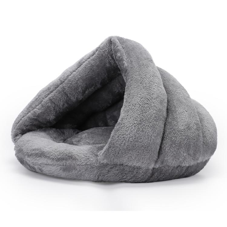 Dropshipping Long Faux Fur Pet Bed Comfortable Waterproof Plush Donut Round Dog Bed Soft Washable Cat Bed Removable Pet Cushion