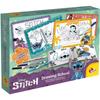 Kit De Dessin - LISCIANIGIOCHI - STITCH - Feutres Parfumés - Crayons Decouleur, Autocollants
