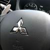 car Steering Wheel Decal 3D Sticker Badge Logo Accessories For Mitsubishi outlander Triton L200 ASX Mirage Pajero Eclipse Colt