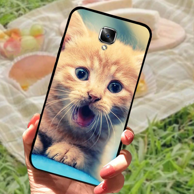 1+3 Case For Oneplus 3 3T Silicone Silicone Phone Case TPU Marble Full Protective Cover For One Plus 3 A3000 Shockproof Shell