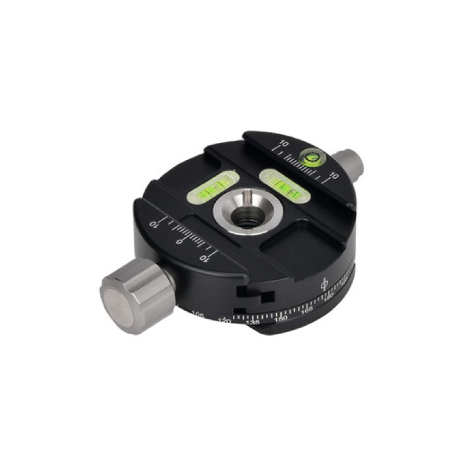 

60mm Aluminum Alloy 360 degrees Panoramic Head Panning Clamp with Quick Release Plate for Tripod