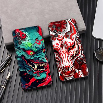 Oni Maske Kunst Drache Handyhülle Für Samsung Galaxy A57 A56 A37 A55 A36 5G A26 A54 A52 A35 A34 A25 A17 A16 A15 A07 A06 Weiche Hülle