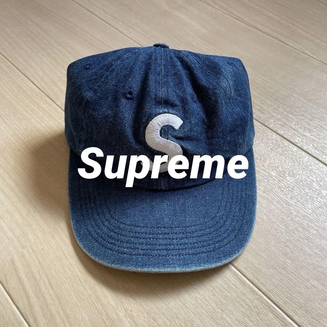 

[USED] Supreme Denim S Logo 6-Panel Cap, Made in USA