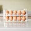 1/2/3Pcs Refrigerator Egg Storage Box Fridge Egg Holder Case Space-Saving Egg Organizer Container Kitchen Desk Organizer 10 Grid