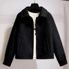 Woolen Coat Women's Short Small Autumn Loose Woolen Coat Retro Jacket