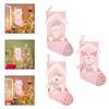 Christmas Stocking Decorative Hanging Ornament for Front Door Holiday Window
