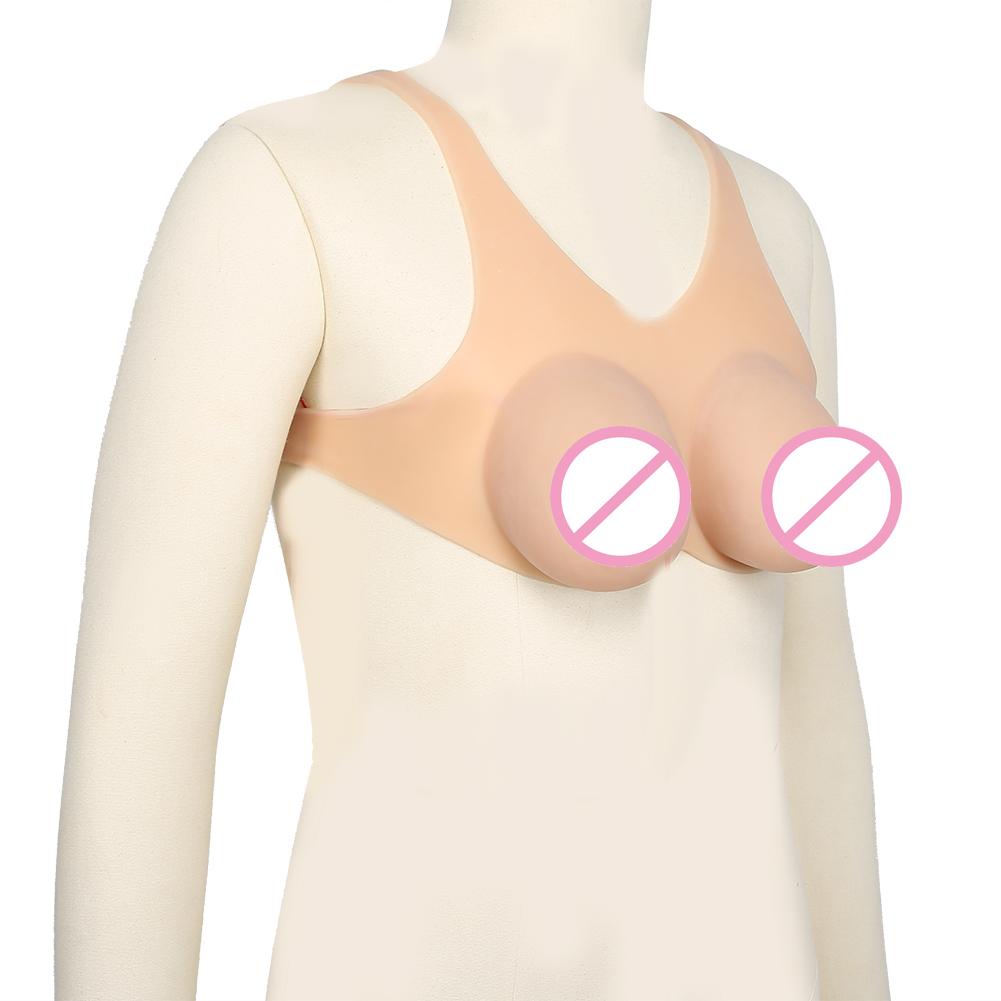 Silikonbrustform mit Schultergurt und Haken- und Schleifentyp, künstliche falsche Brüste für Crossdresser(ZU