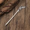 Retro Viking Dragon Sword Hairpin: Versatile Fashion Jewelry
