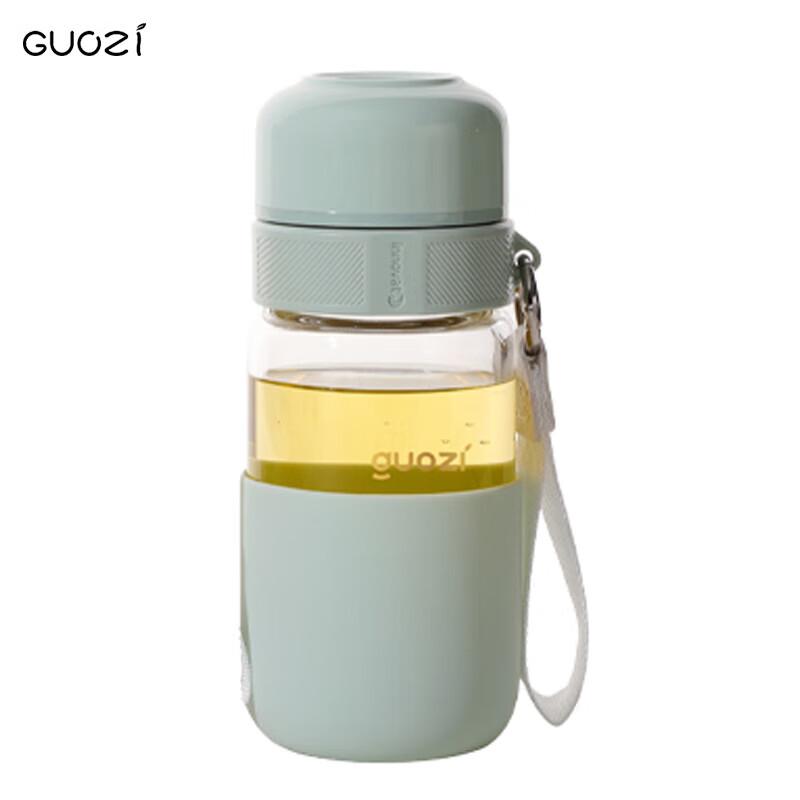 GUOZI Nebula Quick Open Glass Tea Mug