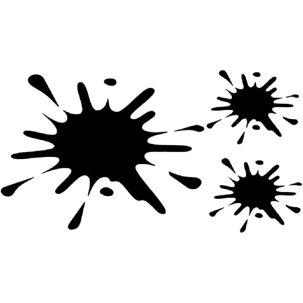 JSCARLIFE 2Pcs Skull Car Body Sticker, Self-Adhesive Vinyl Graphics Decals for Car/Truck, Universal Car Hood Body Side Rear Window Stickers