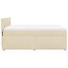 Vidaxl Continental Bed with Mattress, Cream, Fabric, 140X200 Cm