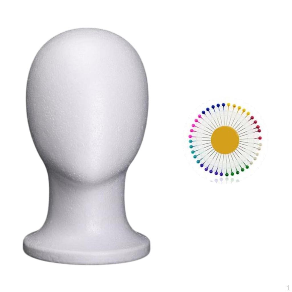 Foam Mannequin Head Manikin Multipurpose Wig Holder Display Stand for