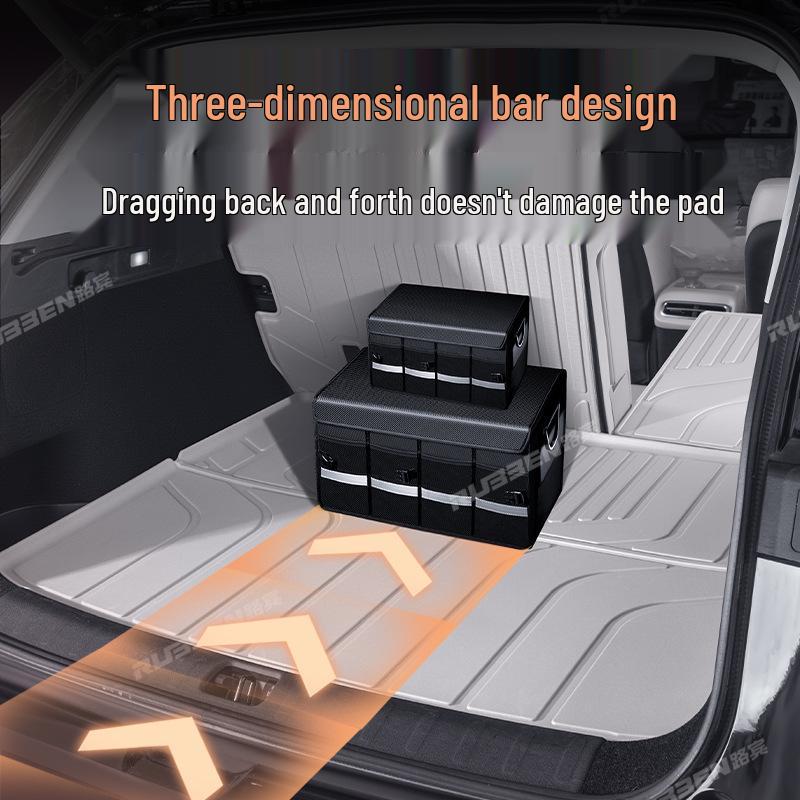 XPeng G7 Trunk & Interior TPE Floor Mats – Compatible with 25 Models, Semi-Enclosed, 24 Interior Modification Accessories