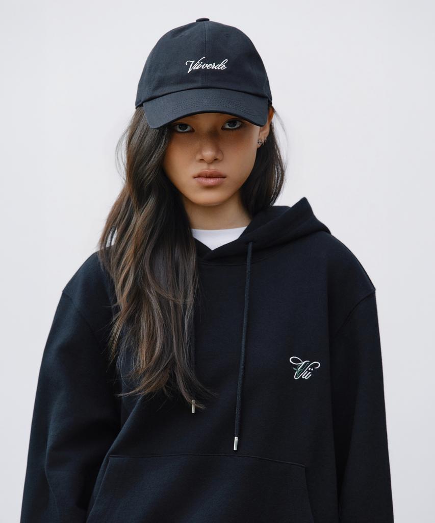 Bibeleude Embroidered Cotton Ball Cap 001 Black