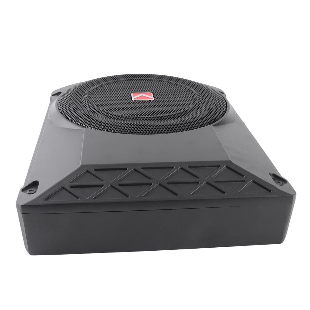 10 Inch Active Subwoofer Ultra Thin 800W 2.5 Ohms Under Seat Powered Car Subwoofer with Controller for Vehicle Sound