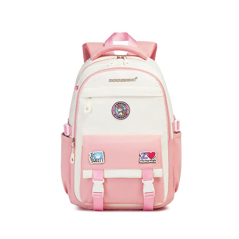 New schoolbag School college student backpack Simple leisure travel backpack Multifunctional large-capacity bag