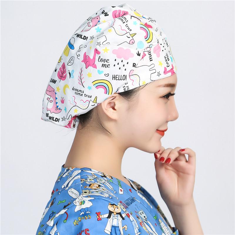 High Quality Surgery caps Nurse Accessories Pet Hospital doctor work Hat Medical Scrub Cap women pharmacy work Hats