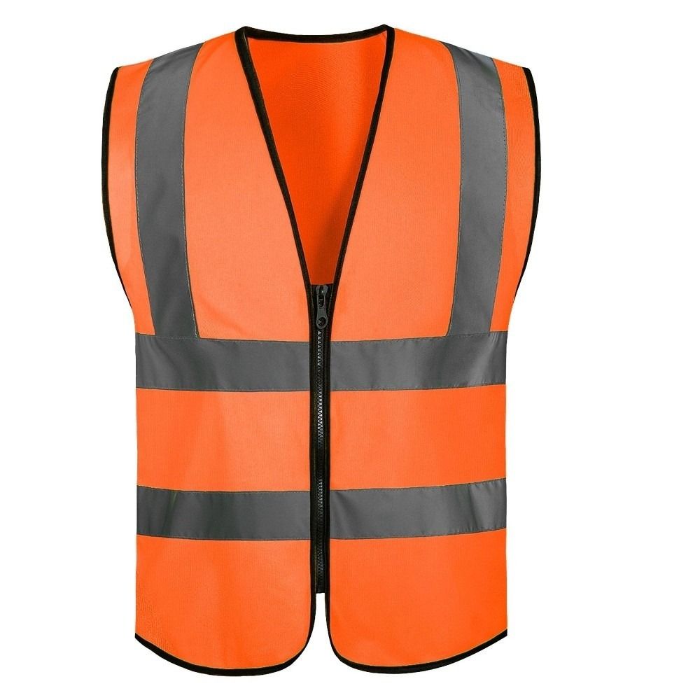 Front Reflective Strips Work Vest High Visibility Working Clothes Safety Vest Construction Work
