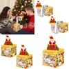 Santa Claus Holiday Coin Box With Slot For Christmas Gifts And Festive Event Decorations