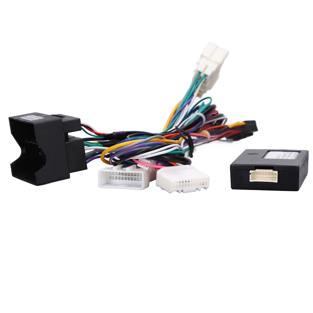 16pin Car Stereo Radio Wiring Harness with Canbus Box Replacement for Megane 3 2011‑2014
