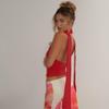 Chic Women's Deep V-Neck Halter Top with Tie-up Back