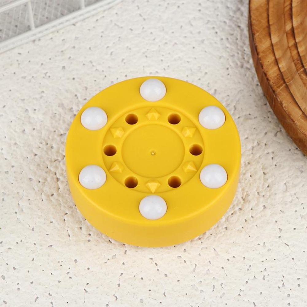 ABS Studs Inline Hockey Puck 90D Hard TPU Inline Roller Hockey Training  Skate Training жёлтый